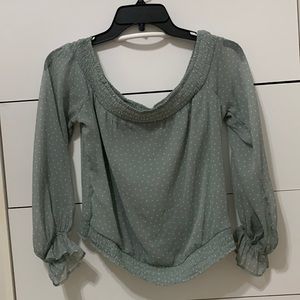 Barely used off the shoulder Abercrombie blouse